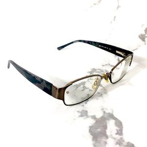Genesis green marbled glasses frames only